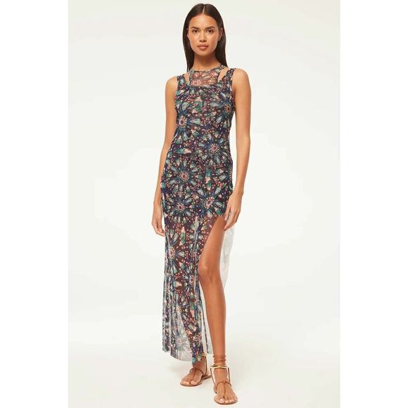 Misa Dresses & Skirts - MISA Los Angeles Fernanda Dress in Indigo Burst – Size XS